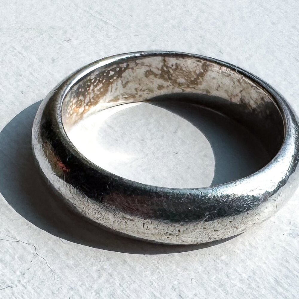 Wolf Circus Silver Signet Ring - Size 11